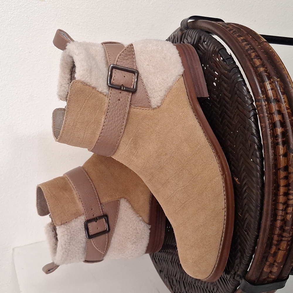 Kelsi Dagger Brooklyn Brown Booties Women Size 9.5 Ankle Boots